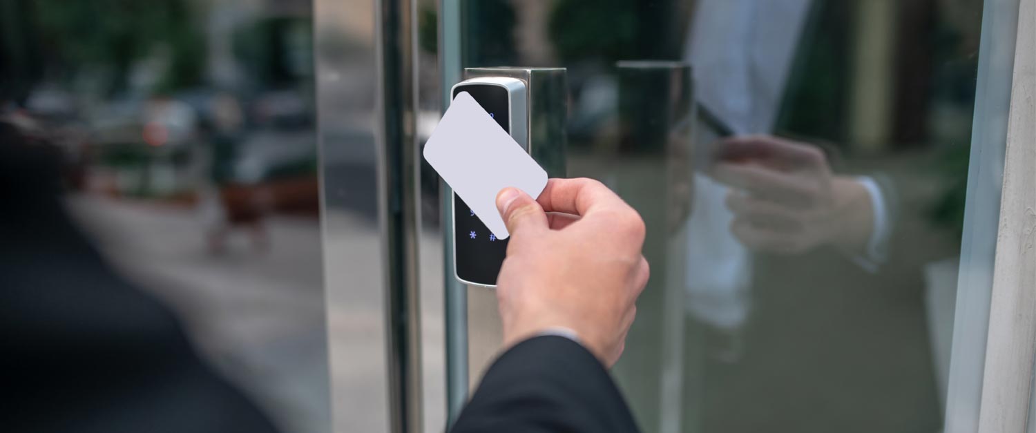 access control for contact free entry to building
